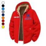 The Duke Pride Winter Fleece Jacket, Brushed Interior Winter Fleece HVN1454DB - red