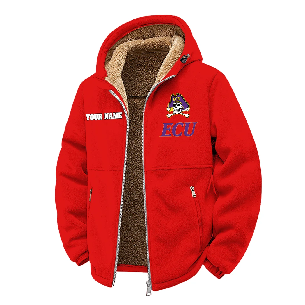 The Pirate Spirit Winter Fleece Jacket, Luxe Microfleece Pullover HVN1454EC - red - Image 2