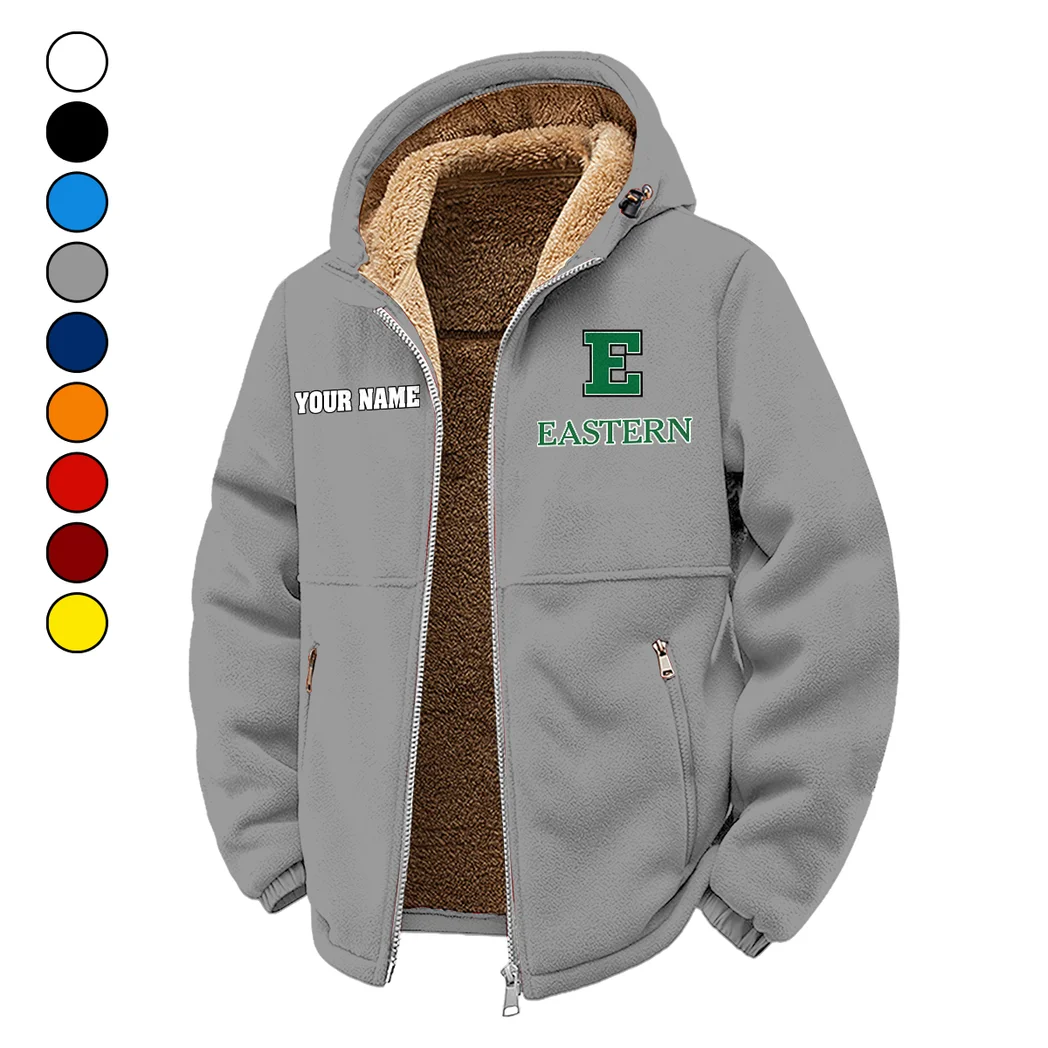 The Eagle Ambush Winter Fleece Jacket, Anti-Pill Thermal Fleece HVN1454EM - Grey