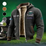 The Gator Power Fleece-Lined Hooded Jacket, Luxe Cloud-Fleece Hooded Shell HVN1454FG - Grey