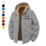 The Georgia Force Winter Fleece Jacket, Breathable Winter Comfort HVN1454GB - Grey