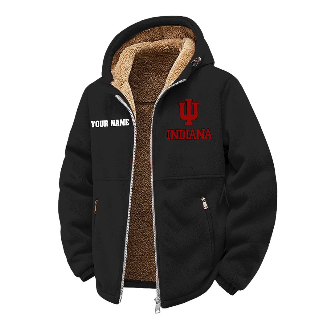 The Indiana Force Winter Fleece Jacket, Arctic Expedition Fleece HVN1454IH - Black - Image 2