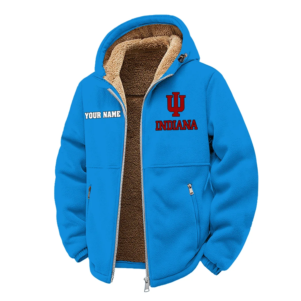The Indiana Force Winter Fleece Jacket, Arctic Expedition Fleece HVN1454IH - cyan - Image 2