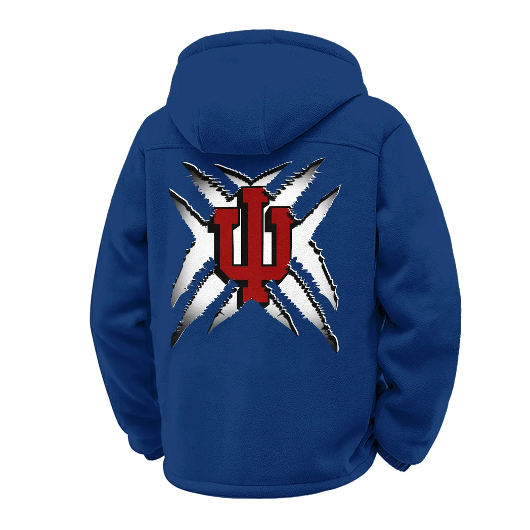 The Indiana Force Winter Fleece Jacket, Arctic Expedition Fleece HVN1454IH - Navy - Image 3