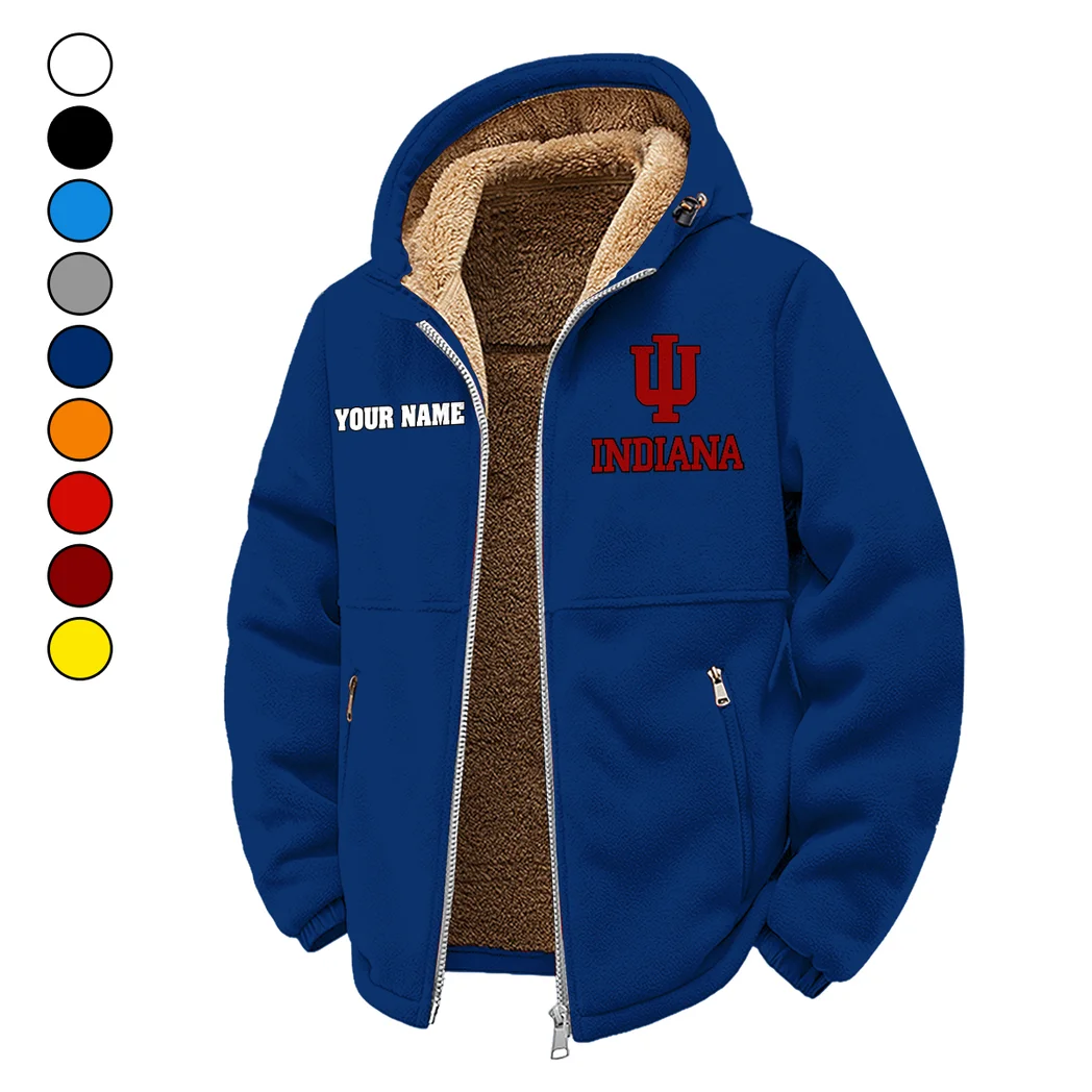The Indiana Force Winter Fleece Jacket, Arctic Expedition Fleece HVN1454IH - Navy
