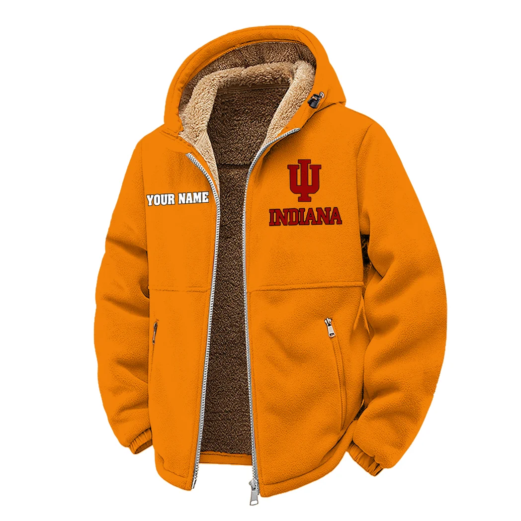 The Indiana Force Winter Fleece Jacket, Arctic Expedition Fleece HVN1454IH - Orange - Image 2