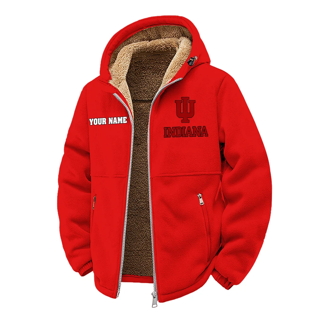 The Indiana Force Winter Fleece Jacket, Arctic Expedition Fleece HVN1454IH - red - Image 2