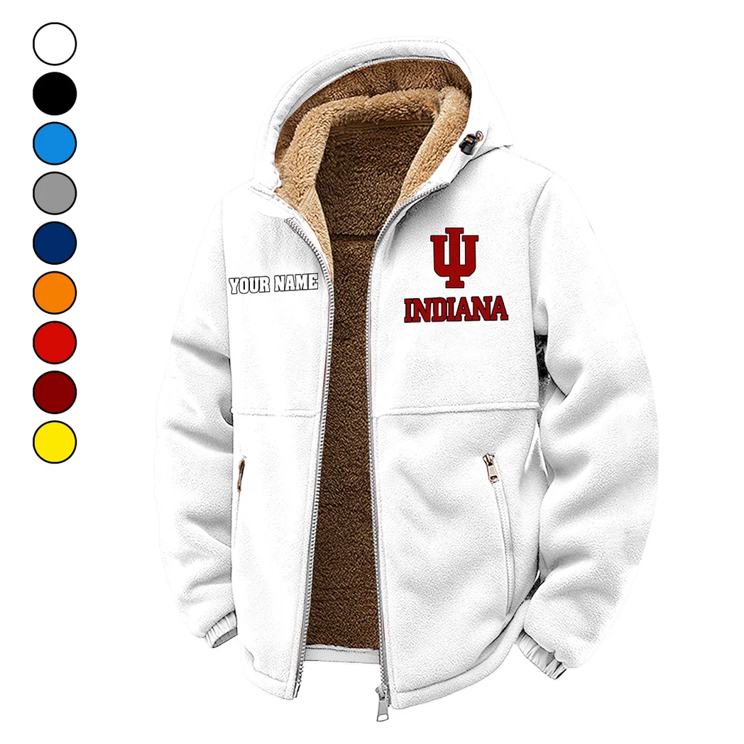 The Indiana Force Winter Fleece Jacket, Arctic Expedition Fleece HVN1454IH - White