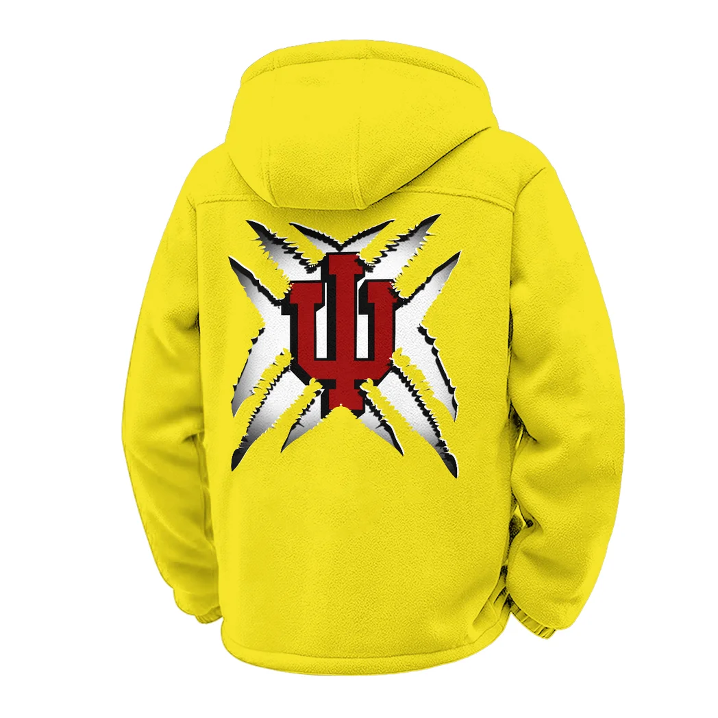 The Indiana Force Winter Fleece Jacket, Arctic Expedition Fleece HVN1454IH - Yellow - Image 3