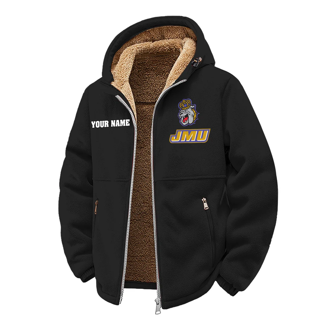 The Dukes Winter Fleece Jacket, Sub-Zero Fleece Jacket HVN1454JM - Black - Image 2
