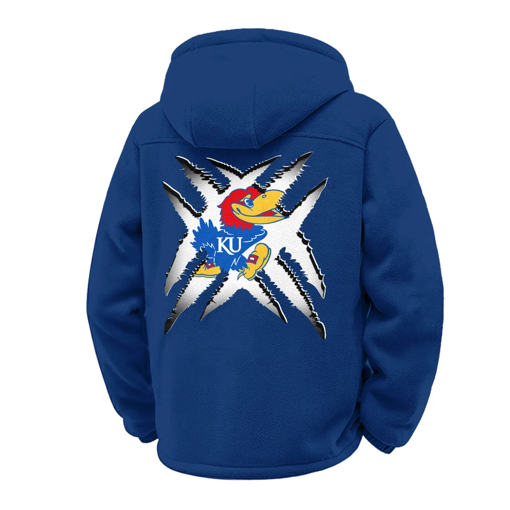 The Jayhawk Power Winter Fleece Jacket, Polar Climate Fleece HVN1454KJ - Navy - Image 3