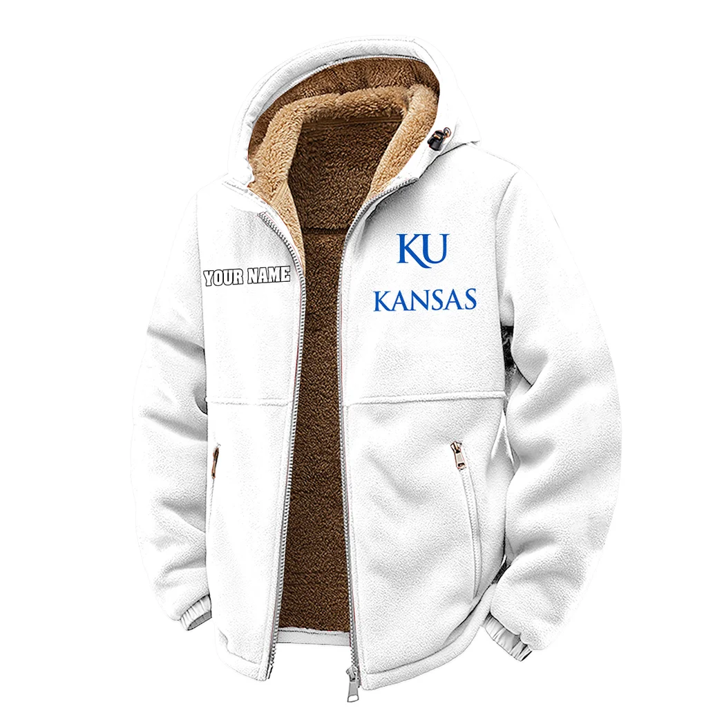 The Jayhawk Power Winter Fleece Jacket, Polar Climate Fleece HVN1454KJ - White - Image 2