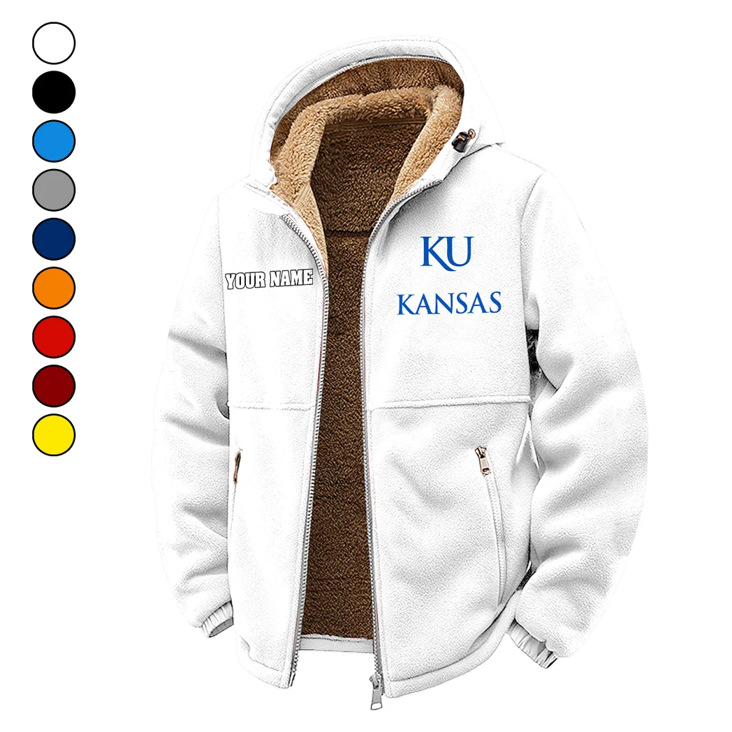 The Jayhawk Power Winter Fleece Jacket, Polar Climate Fleece HVN1454KJ - White