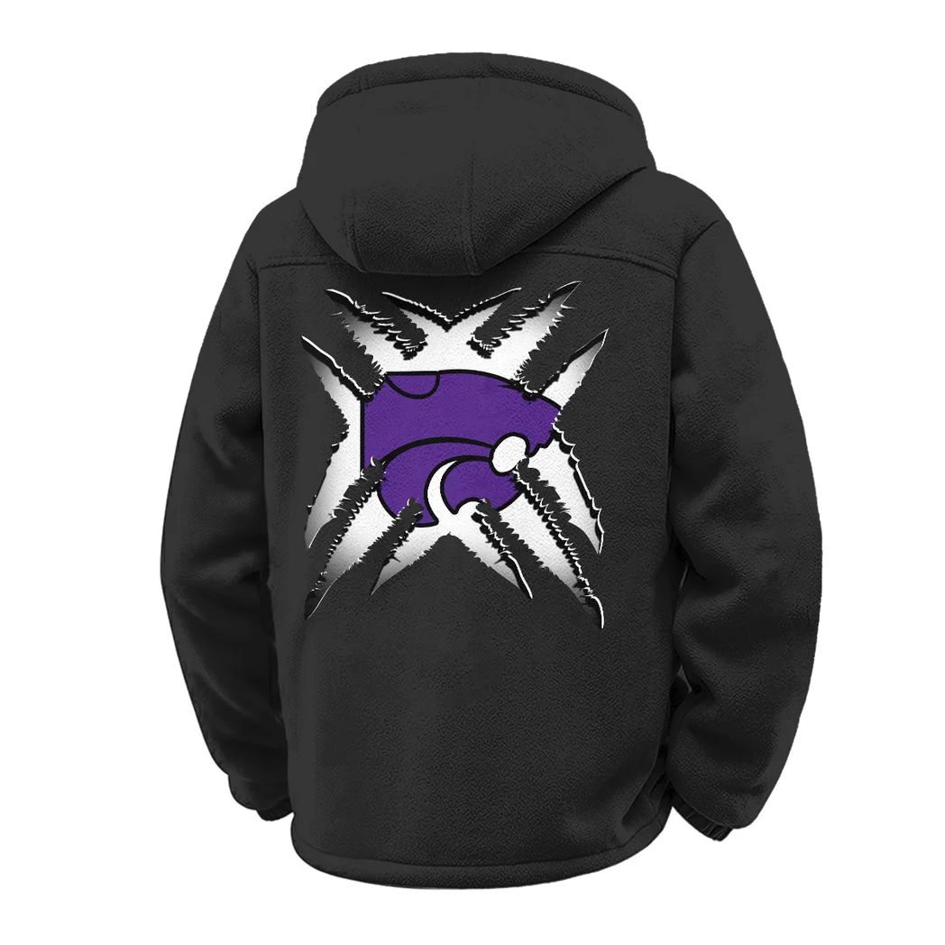 The K-State Power Winter Fleece Jacket, Superior Thermal Protection HVN1454KS - Black - Image 3