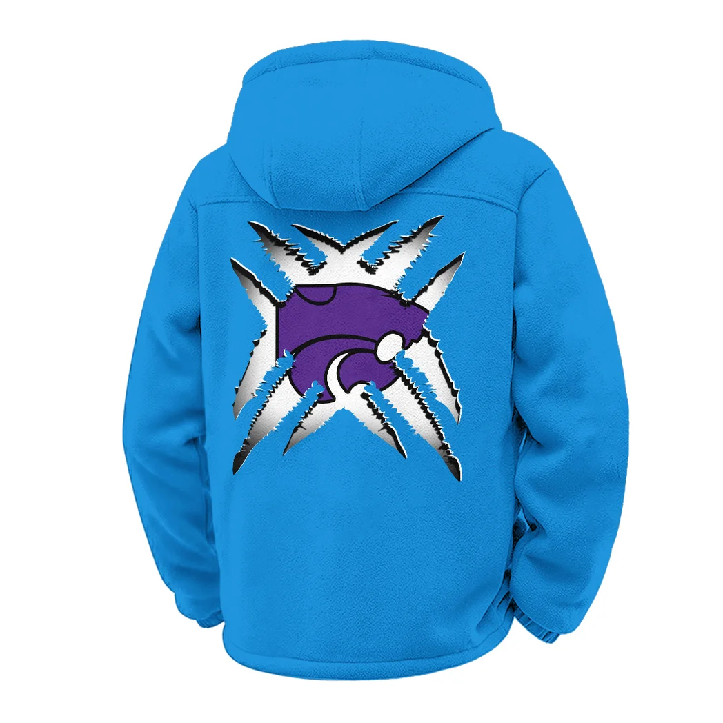 The K-State Power Winter Fleece Jacket, Superior Thermal Protection HVN1454KS - cyan - Image 3