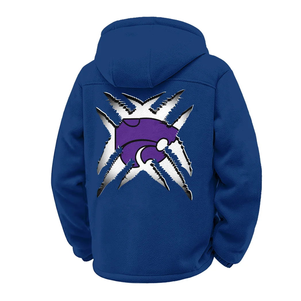 The K-State Power Winter Fleece Jacket, Superior Thermal Protection HVN1454KS - Navy - Image 3