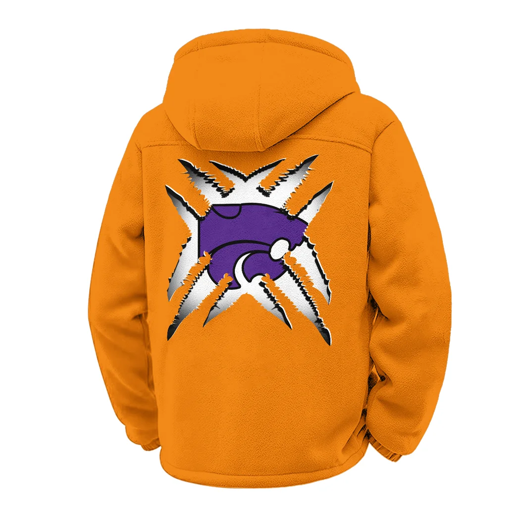 The K-State Power Winter Fleece Jacket, Superior Thermal Protection HVN1454KS - Orange - Image 3