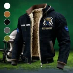 The UK Pride Fleece-Lined Hooded Jacket, Rapid-Dry Fleece-Lined Hoody HVN1454KW - Black
