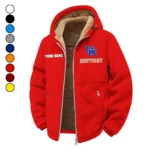 The UK Pride Winter Fleece Jacket, Heavy-Duty Cold Fleece HVN1454KW - red