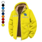 The UK Pride Winter Fleece Jacket, Heavy-Duty Cold Fleece HVN1454KW - Yellow