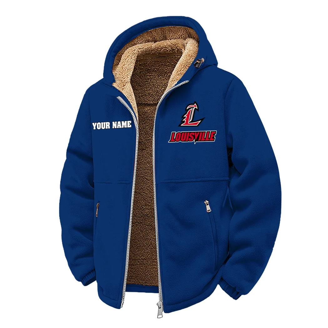 The Louisville Pride Winter Fleece Jacket, High-Performance Trail Jacket HVN1454LC - Navy - Image 2