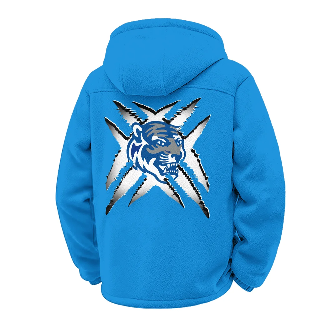 The Tiger Force Winter Fleece Jacket, Heavyweight Plush Fleece HVN1454ME - cyan - Image 3