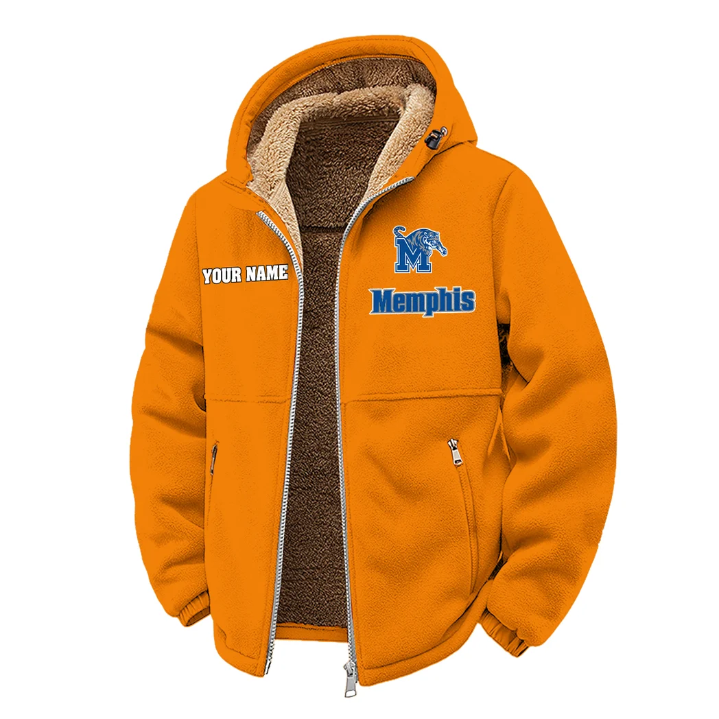 The Tiger Force Winter Fleece Jacket, Heavyweight Plush Fleece HVN1454ME - Orange - Image 2