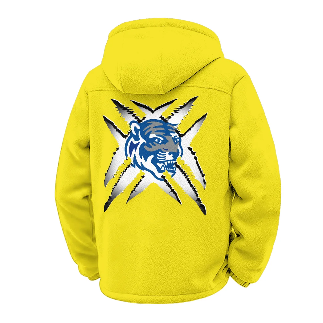 The Tiger Force Winter Fleece Jacket, Heavyweight Plush Fleece HVN1454ME - Yellow - Image 3