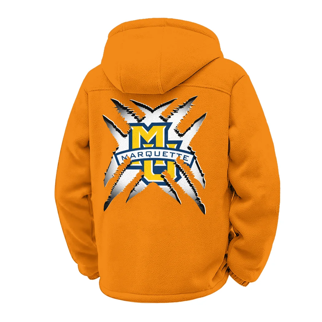 The Gold Force Winter Fleece Jacket, Multi-Sport Winter Layer HVN1454MG - Orange - Image 3