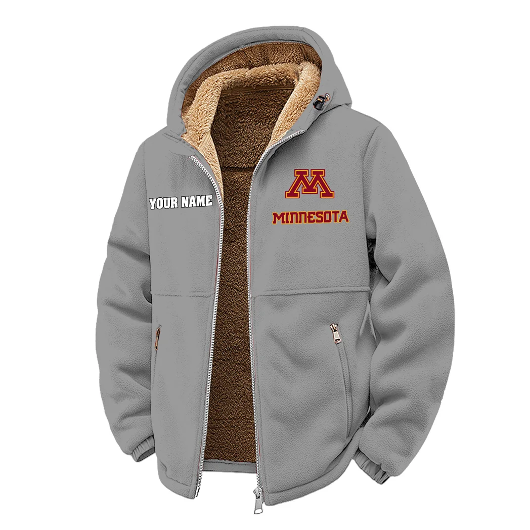 The Gopher Force Winter Fleece Jacket, Technical Mid-Layer Jacket HVN1454MG - Grey - Image 2