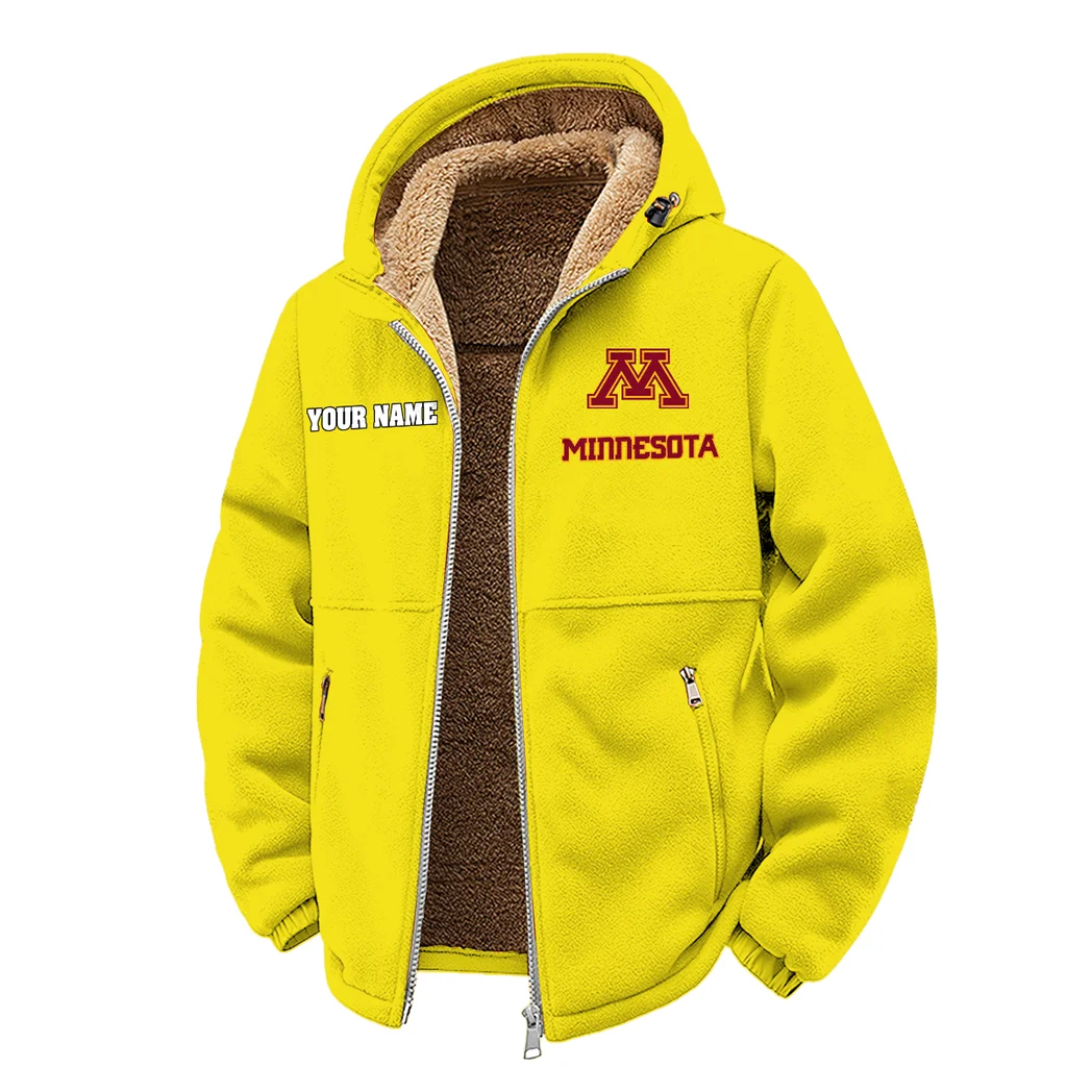 The Gopher Force Winter Fleece Jacket, Technical Mid-Layer Jacket HVN1454MG - Yellow - Image 2