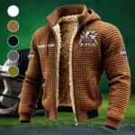 The UMass Pride Fleece-Lined Hooded Jacket, Elemental Guard Sport Jacket HVN1454MM - brown