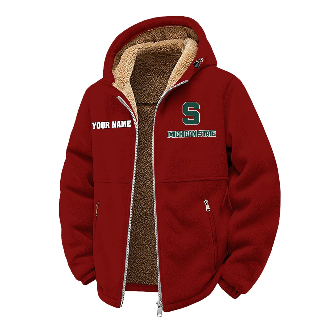 The Spartan Elite Winter Fleece Jacket, Ski & Snowboard Mid-Layer HVN1454MS - Wine - Image 2