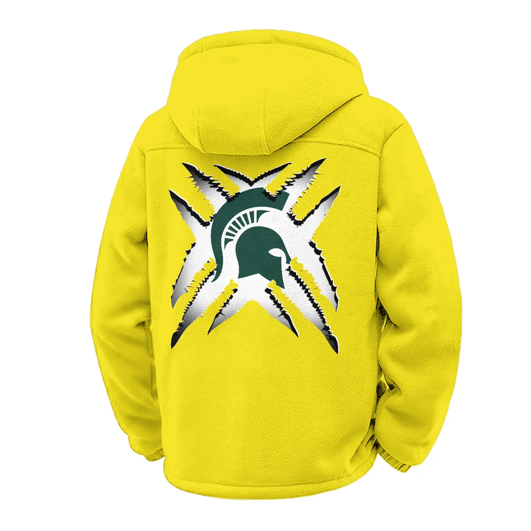 The Spartan Elite Winter Fleece Jacket, Ski & Snowboard Mid-Layer HVN1454MS - Yellow - Image 3