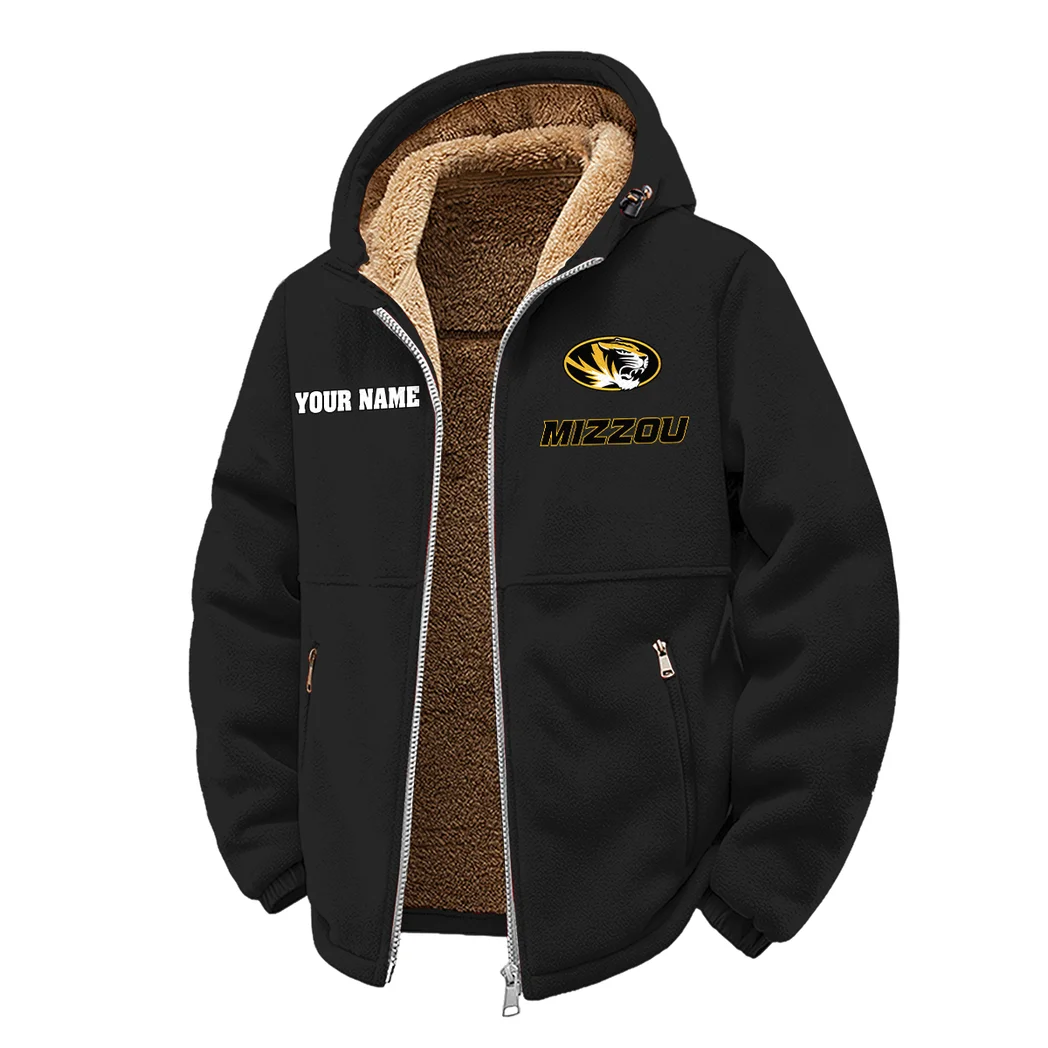 The Missouri Force Winter Fleece Jacket, Ultra-Soft Fleece Shell HVN1454MT - Black - Image 2