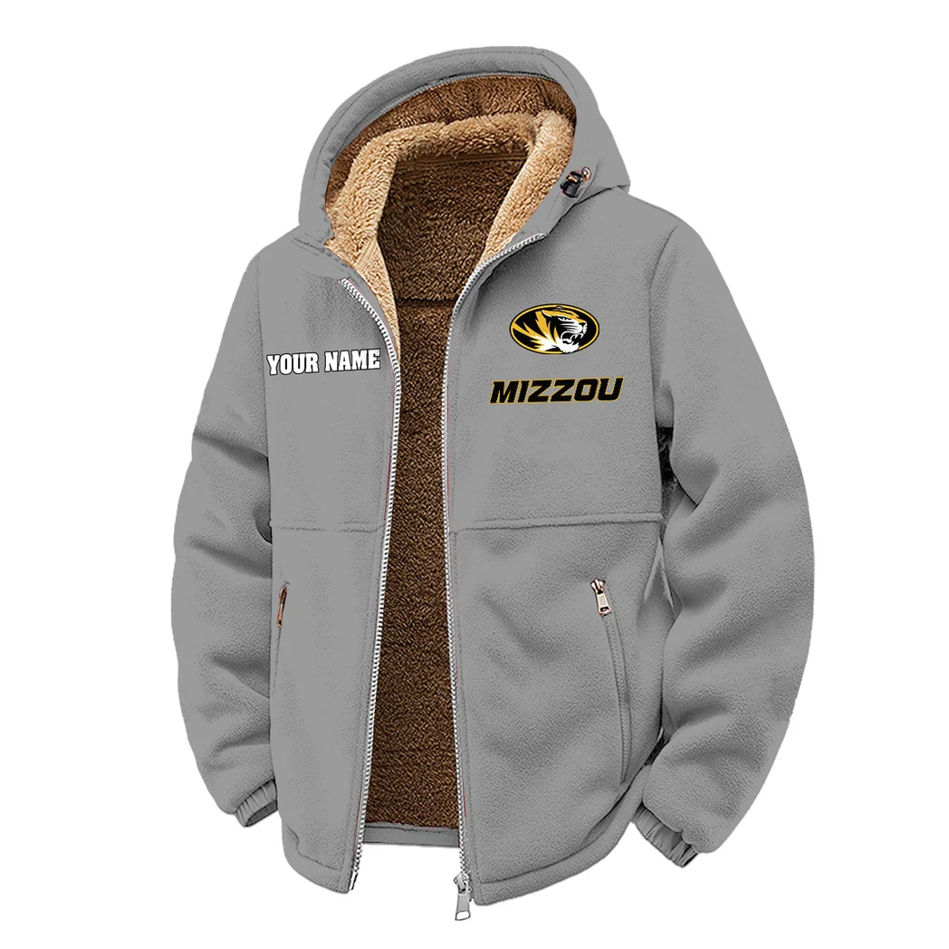 The Missouri Force Winter Fleece Jacket, Ultra-Soft Fleece Shell HVN1454MT - Grey - Image 2