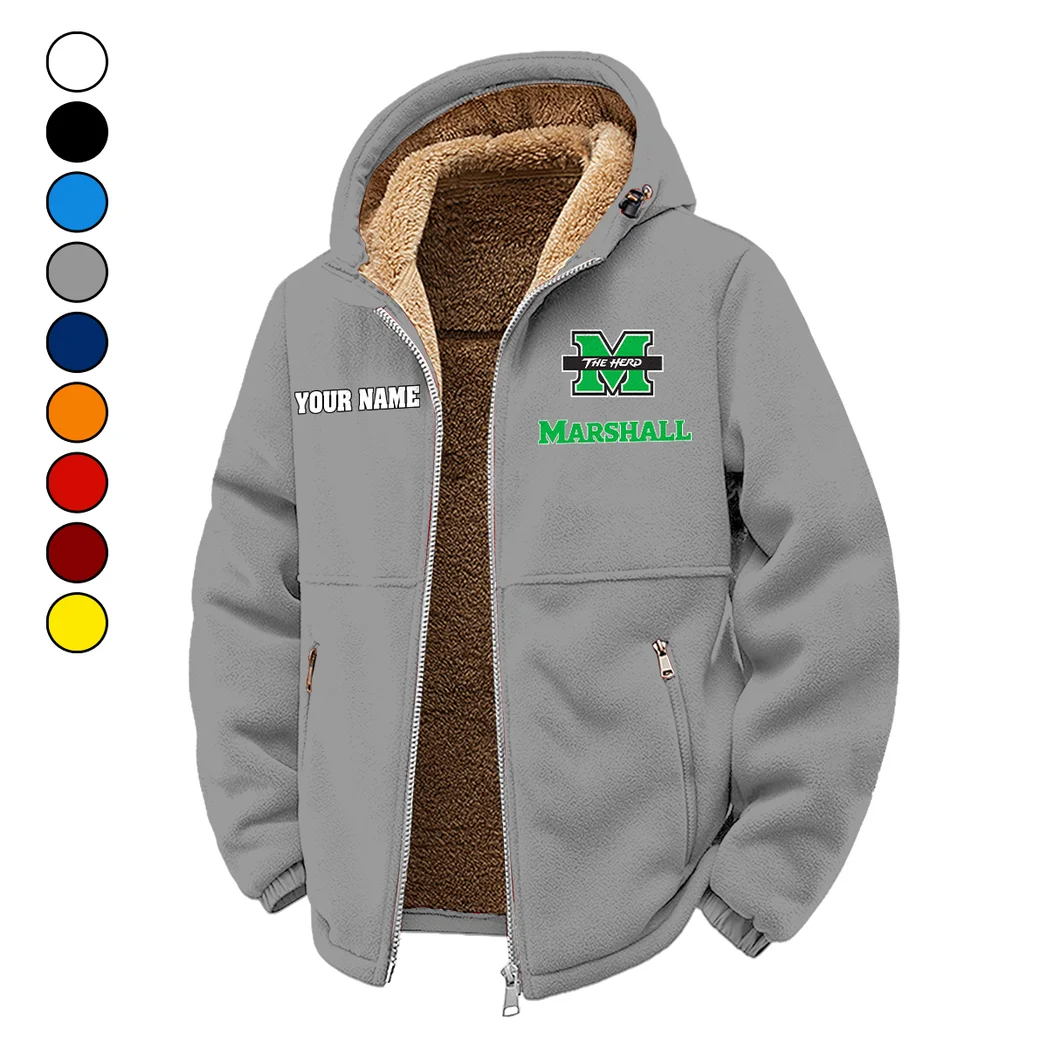 The Herd Pride Winter Fleece Jacket, Brushed Interior Winter Fleece HVN1454MT - Grey
