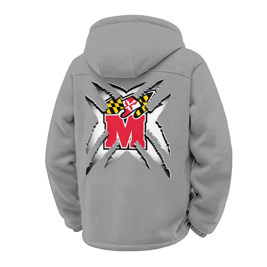 The Maryland Winter Fleece Jacket, Winter Endurance Jacket HVN1454MT - Grey - Image 3