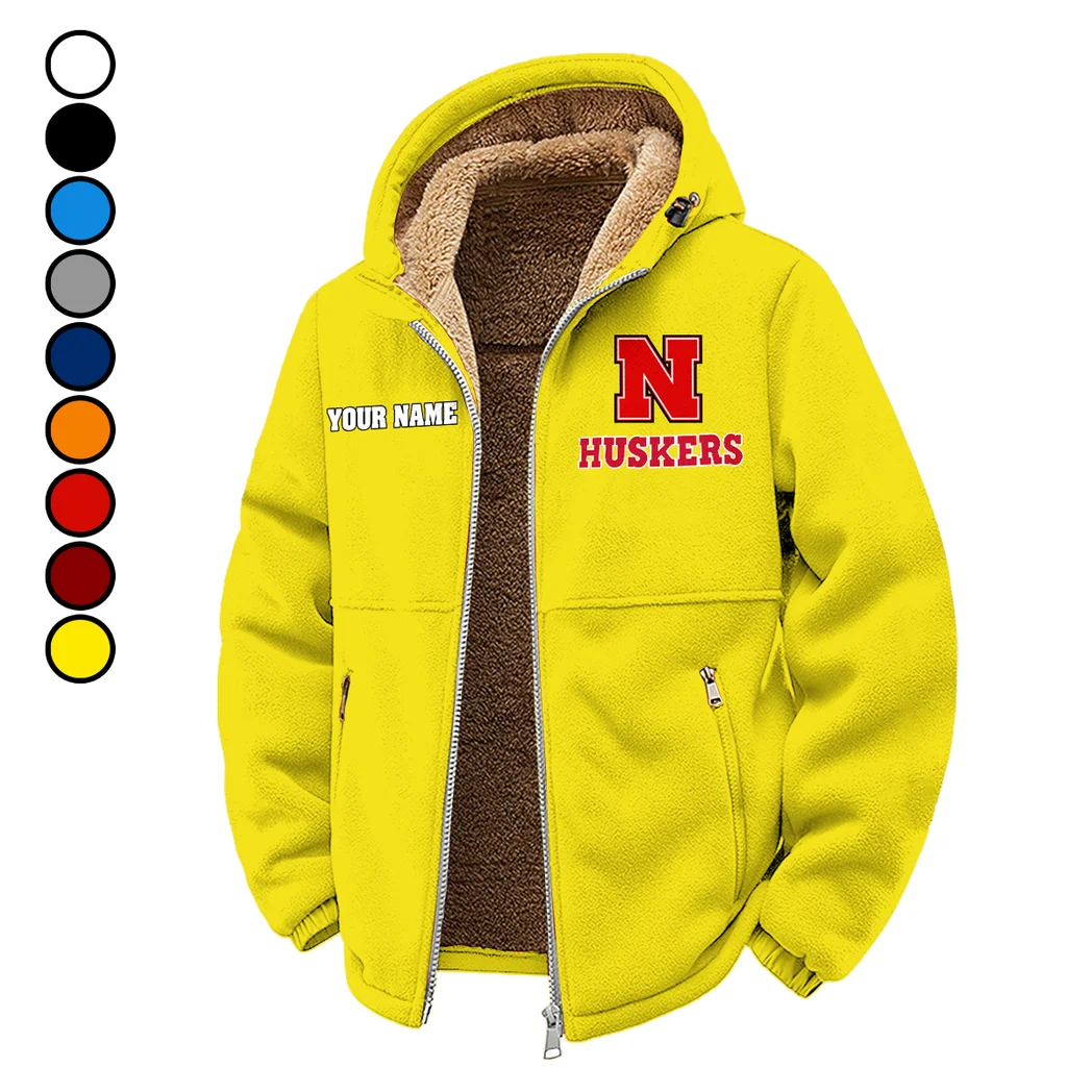 Big Red Winter Fleece Jacket, Anti-Pill Thermal Fleece HVN1454NC - Yellow