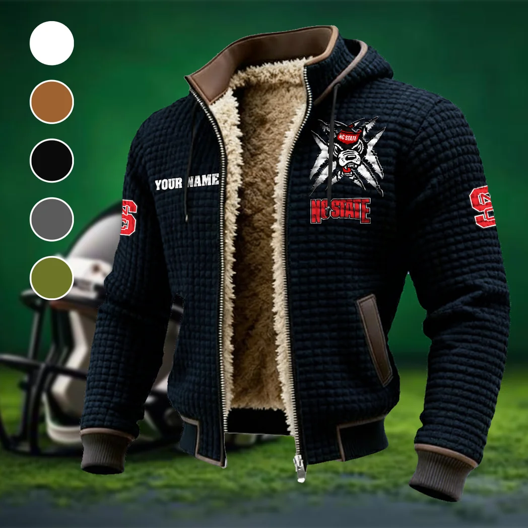 The State Spirit Fleece-Lined Hooded Jacket, Luxe Cloud-Fleece Hooded Shell HVN1454NC - Black