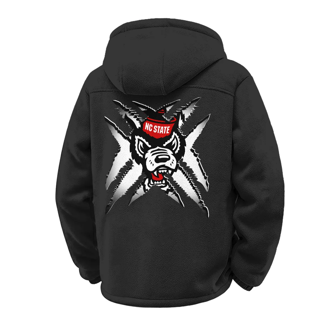 The State Spirit Winter Fleece Jacket, High-Density Comfort Fleece HVN1454NC - Black - Image 3
