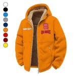 The State Spirit Winter Fleece Jacket, High-Density Comfort Fleece HVN1454NC - Orange