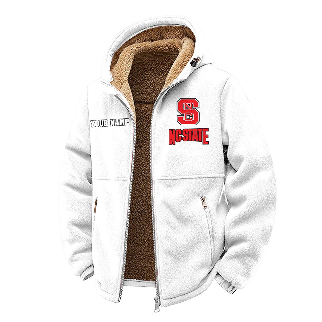 The State Spirit Winter Fleece Jacket, High-Density Comfort Fleece HVN1454NC - White - Image 2