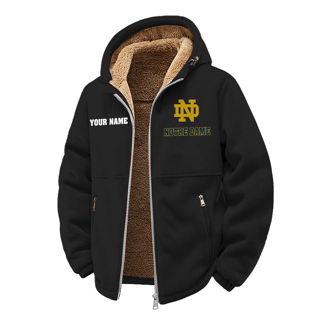 The Gold Force Winter Fleece Jacket, Breathable Winter Comfort HVN1454ND - Black - Image 2