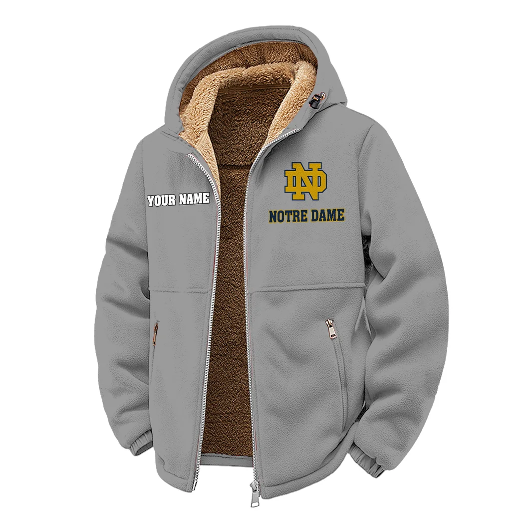 The Gold Force Winter Fleece Jacket, Breathable Winter Comfort HVN1454ND - Grey - Image 2