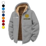 The Gold Force Winter Fleece Jacket, Breathable Winter Comfort HVN1454ND - Grey