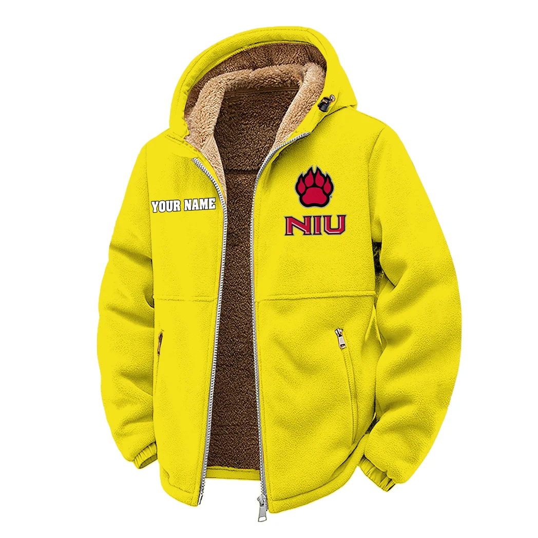 The Huskie Power Winter Fleece Jacket, Premium Fleece Barrier HVN1454NI - Yellow - Image 2