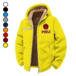 The Huskie Power Winter Fleece Jacket, Premium Fleece Barrier HVN1454NI - Yellow