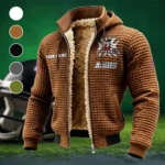 The Aggie Pride Fleece-Lined Hooded Jacket, Modern Athletic Hybrid Parka HVN1454NM - brown
