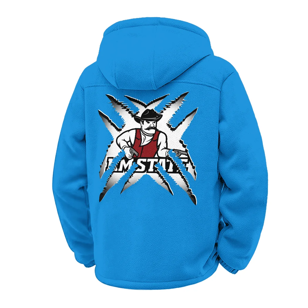 The Aggie Pride Winter Fleece Jacket, Arctic Expedition Fleece HVN1454NM - cyan - Image 3